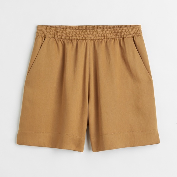 H&m Lyocell Blend Bermuda Shorts size XS - Picture 2 of 3